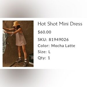 Hot shot mini FP movement dress